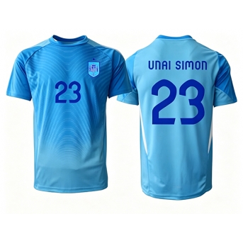 Billige Fotballdrakt Spania Unai Simon #23 Keeper Replika Hjemmedrakt VM 2026 Kortermet